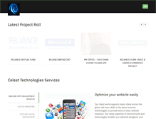 Tablet Screenshot of celesttechnologies.com